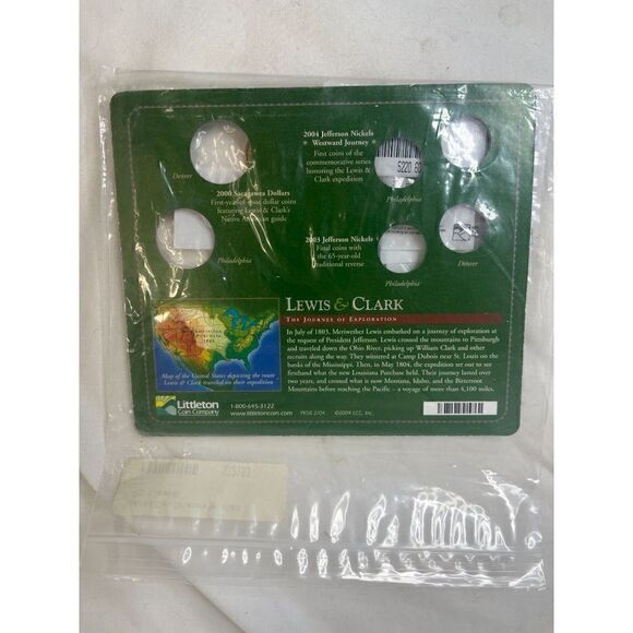 Lewis & Clark Special Edition Series Coin Set Coins Sealed In Bags - Picture 2 of 2